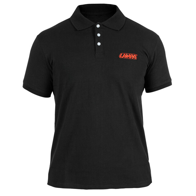 ΜΠΛΟΥΖΑΚΙ POLO ΣΕ ΜΑΥΡΟ ΧΡΩΜΑ LAMPA (XXXL) 100% ΒΑΜΒΑΚΕΡΟ 1ΤΕΜ.