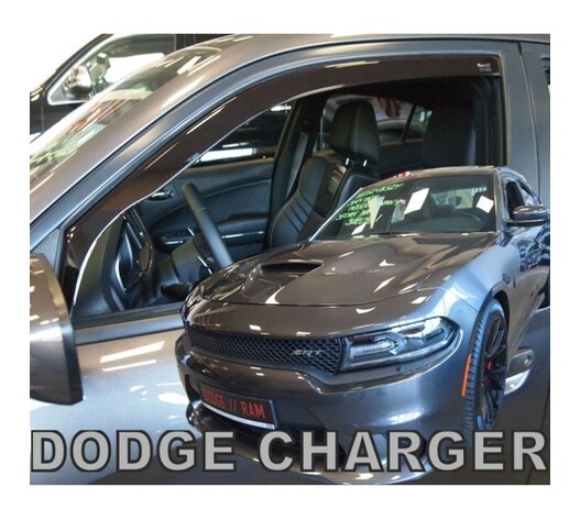 ΑΝΕΜΟΘΡΑΥΣΤΕΣ ΓΙΑ DODGE CHARGER 5D 2011-2021 ΖΕΥΓΑΡΙ ΑΠΟ ΕΥΚΑΜΠΤΟ ΦΙΜΕ ΠΛΑΣΤΙΚΟ HEKO - 2 ΤΕΜ.