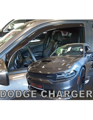 ΑΝΕΜΟΘΡΑΥΣΤΕΣ ΓΙΑ DODGE CHARGER 5D 2011-2021 ΖΕΥΓΑΡΙ ΑΠΟ ΕΥΚΑΜΠΤΟ ΦΙΜΕ ΠΛΑΣΤΙΚΟ HEKO - 2 ΤΕΜ.