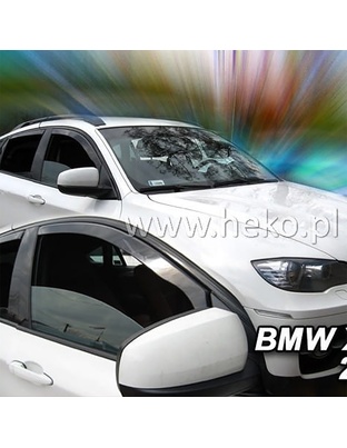 ΑΝΕΜΟΘΡΑΥΣΤΕΣ ΓΙΑ BMW X6 E71 5D 2008-2014 ΖΕΥΓΑΡΙ ΑΠΟ ΕΥΚΑΜΠΤΟ ΦΙΜΕ ΠΛΑΣΤΙΚΟ HEKO - 2 ΤΕΜ.