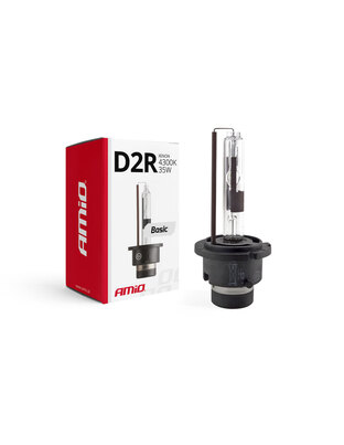 Amio – Λάμπα Xenon D2R 12V 35W P32d-3 4300K Basic για Αυτοκίνητο Ανταλλακτική – 1 Τεμ. (01411/AM)