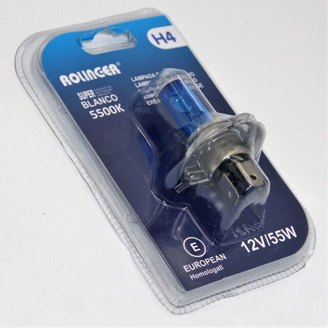 ΛΑΜΠΑ ΤΥΠΟΥ XENON  H4/12V/55W/5500K MONO-H4