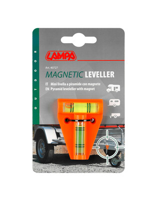 Lampa - Αλφάδι Πυραμίδα Μαγνητικό Διπλό για Τροχόσπιτα και Camper με Δυνατότητα Μέτρησης 2 Κλίσεων - 1 Τεμ. (L4072.7)