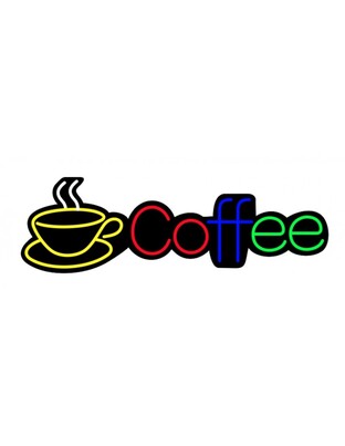 ΦΩΤΕΙΝΗ ΕΠΙΓΡΑΦΗ NEON "COFFEE" 60x20cm FL-03127