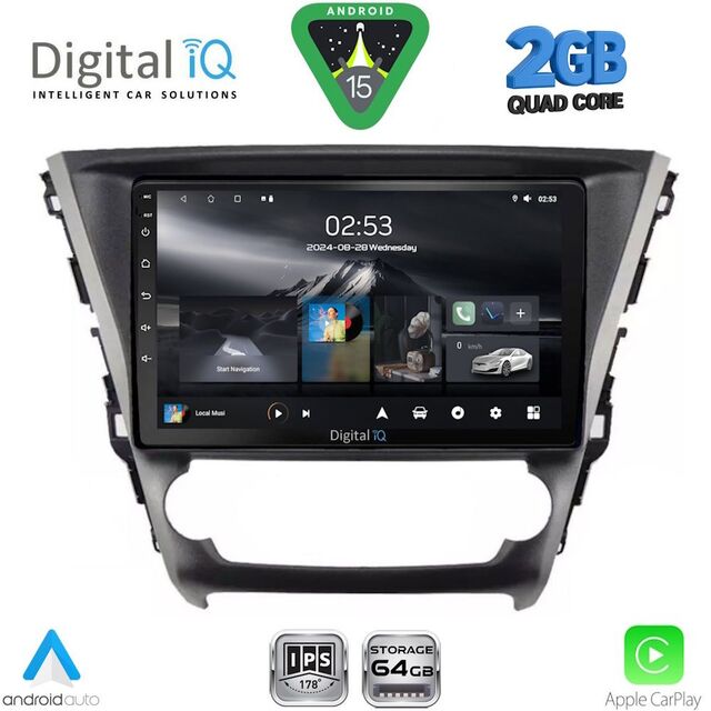 DIGITAL IQ RSD 1706_CPA (10inc) MULTIMEDIA TABLET for TOYOTA AVENSIS mod. 2016-2020