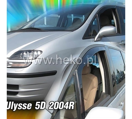 ΑΝΕΜΟΘΡΑΥΣΤΕΣ ΓΙΑ FIAT ULYSSE 5D 2003-2007 ΖΕΥΓΑΡΙ ΑΠΟ ΕΥΚΑΜΠΤΟ ΦΙΜΕ ΠΛΑΣΤΙΚΟ HEKO - 2 ΤΕΜ.