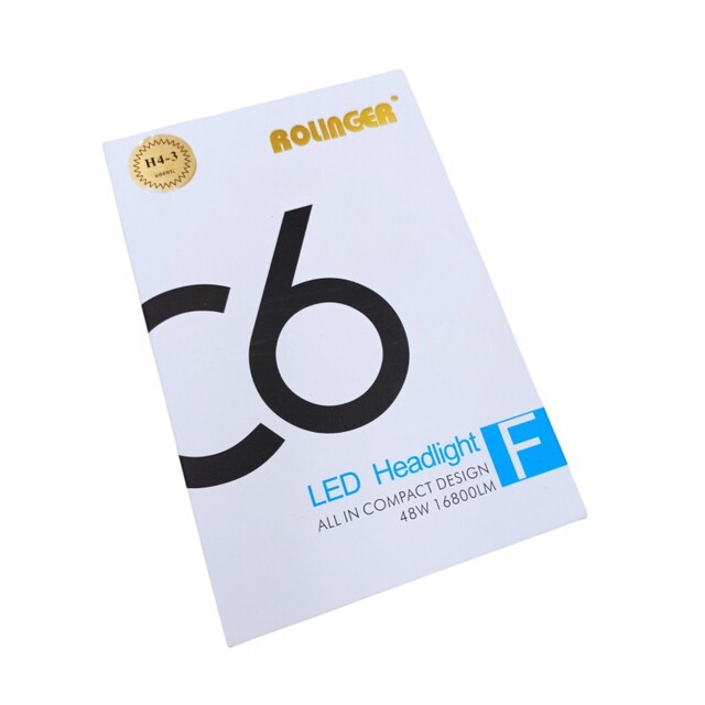 ΛΑΜΠΕΣ LED H4-3 AYTOKINHTOY C6 ROLINGER 9V-36V 48W TY-00047