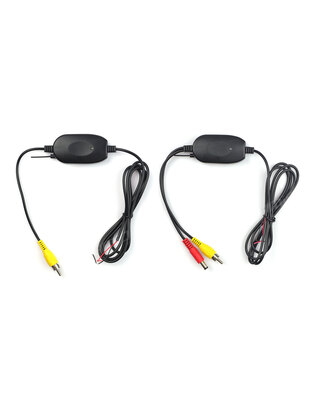 Amio - ΚΑΛΩΔΙΟ ΣΥΝΔΕΣΗΣ RCA ΜΕ ΠΟΜΠΟ & ΔΕΚΤΗ 12V 2.4Ghz (ΓΙΑ ΑΣΥΡΜΑΤΗ ΣΥΝΔΕΣΗ ΚΑΜΕΡΑΣ & ΟΘΟΝΗΣ) - 1 τεμ. (02486/AM)