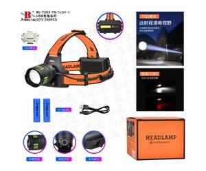 ΦΑΚΟΣ ΚΕΦΑΛΗΣ ΕΠΑΝΑΦΟΡΤΙΖΟΜΕΝΟΣ SUPER BRIGHT BL-T203-TG