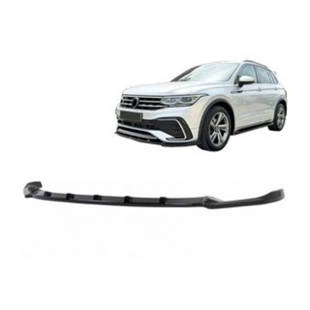 Lip spoiler μαύρο πλαστικό γυαλιστερό - Vw Tiguan 2015-2020 R-Line