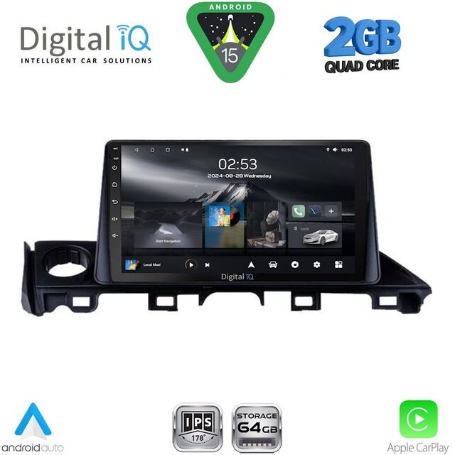 DIGITAL IQ RSD 1379_CPA (9inc) MULTIMEDIA TABLET for MAZDA 6 mod. 2017-2020