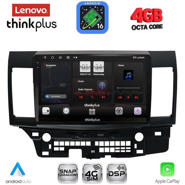 LENOVO LTG 7434_CPA (10inc) MULTIMEDIA TABLET for MITSUBISHI LANCER mod. 2008-2017