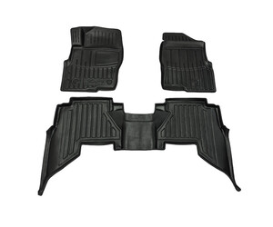 Race Axion - Πατάκια Για Nissan Pathfinder III (R51) 2010-2015 5πορτο Λάστιχο Σκαφάκια Προστατευτικά Με Κουμπώματα υλικό Λάστιχο για Επιβατικά Αυτοκίνητα - 3 τεμ. (5014363/ST)