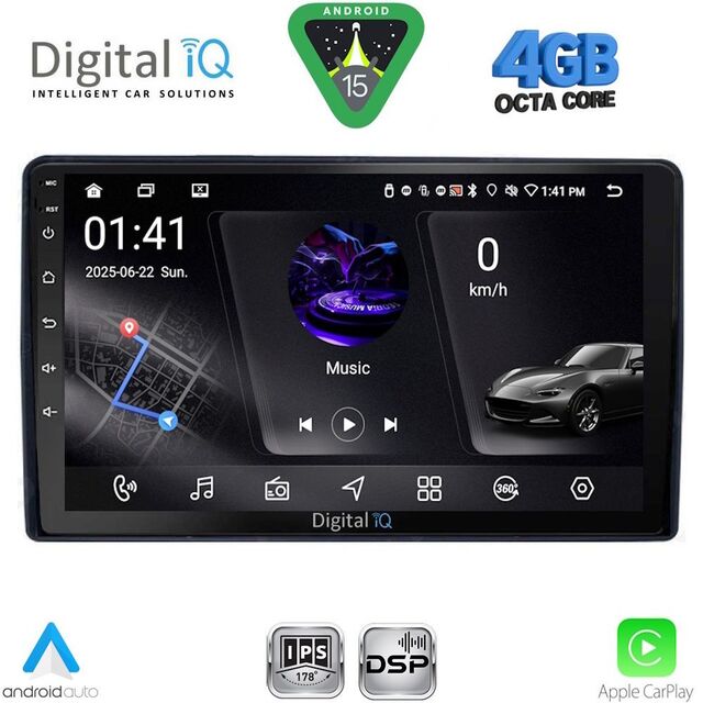DIGITAL IQ RSG 6081_CPA (9inc) MULTIMEDIA TABLET for CITROEN – PEUGEOT mod. 2008-2018