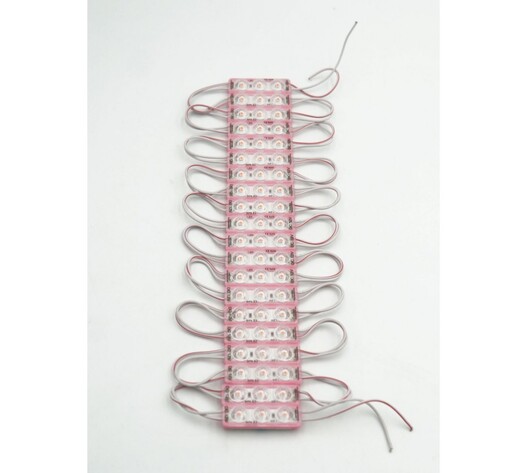 LED MODULE ΑΛΥΣΙΔΑ ΡΟΖ ΧΡΩΜΑ ΑΔΙΑΒΡΟΧΑ 12V 20ΤΜΧ AC-LI-0433