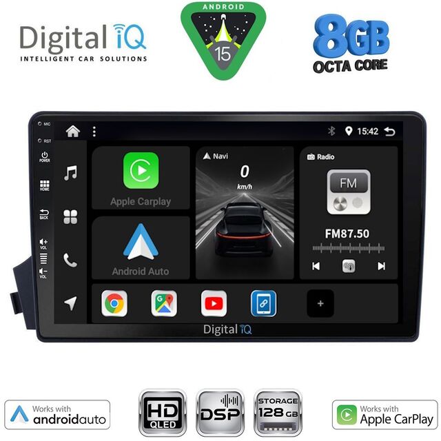 DIGITAL IQ BXF 18650_CPAA (9inc) MULTIMEDIA TABLET for SSANGYONG ACTYON - KYRON mod. 2006-2015