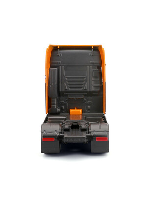 Lampa - Μινιατούρα νταλίκα Iveco S-Way 1:43 σε πορτοκαλί/μαύρο χρώμα Burago - 1 τεμ. (L.BU32208)