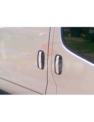 ΧΕΡΟΥΛΙΑ ΠΟΡΤΑΣ ΓΙΑ RENAULT TRAFIC 2010+  ΧΡΩΜΙΟ ΜΕΤΑΛΛΙΚΑ 4ΤΕΜ.