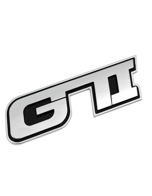 ΑΥΤΟΚΟΛΛΗΤΟ ΤΡΙΣΔΙΑΣΤΑΤΟ ΣΗΜΑ ΧΡΩΜΙΟΥ GTI ΑΔΙΑΒΡΟΧΟ LAMPA