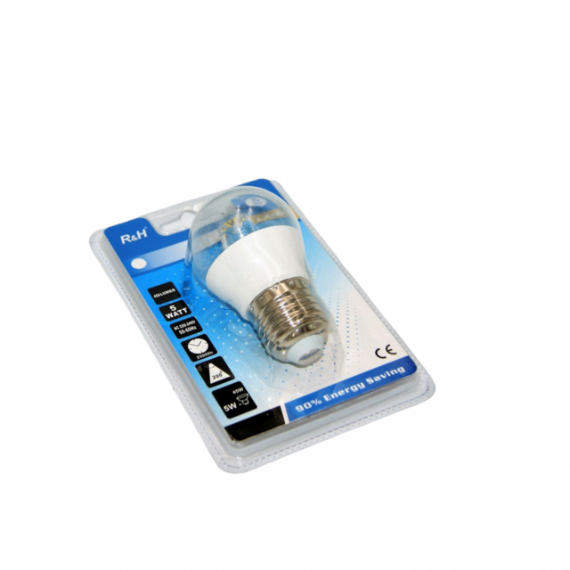 LED ΛΑΜΠΑ E27/5W/450Lm/6000K E27-5W-W