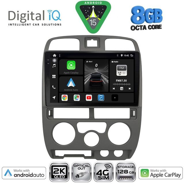 DIGITAL IQ BXK 20253GR_CPAA (9inc) MULTIMEDIA TABLET for ISUZU D-MAX mod. 2002-2008 (GREY)