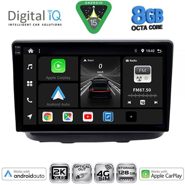 DIGITAL IQ BXK 20135_CPAA (10inc) MULTIMEDIA TABLET for FIAT DOBLO mod. 2002-2009