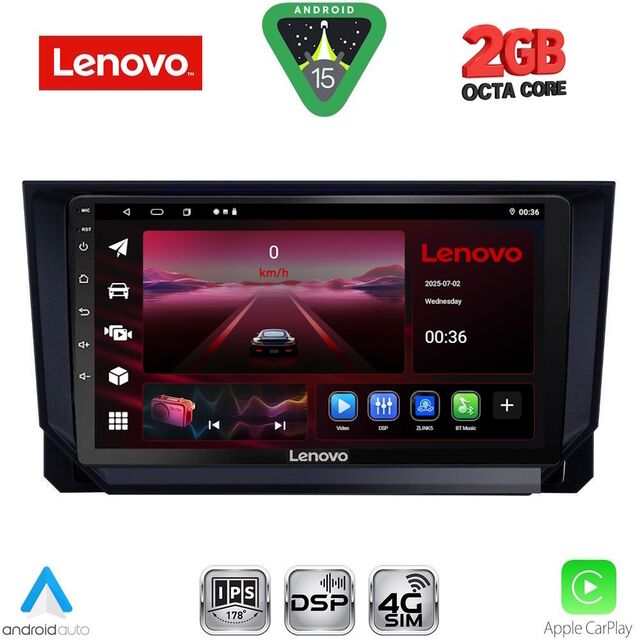 LENOVO LVF 5573_CPA (9inc) MULTIMEDIA TABLET for SEAT ARONA - IBIZA mod. 2018-2026