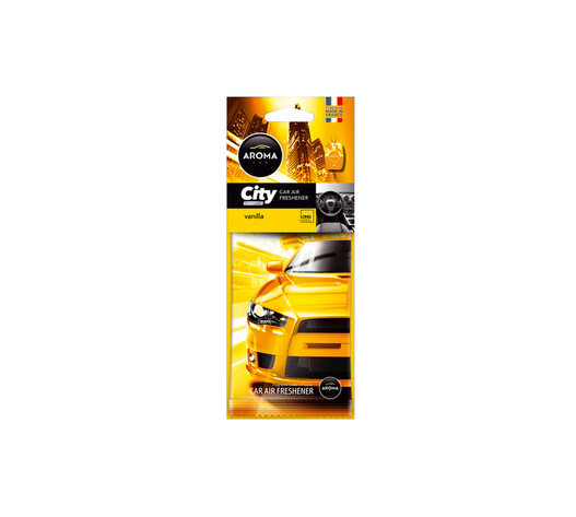 Amio – Αρωματικό Αυτοκινήτου Κρεμαστό Aroma City Card Vanilla για Φρεσκάδα & Καθημερινή Χρήση – 1 Τεμ. (A92669/AM)