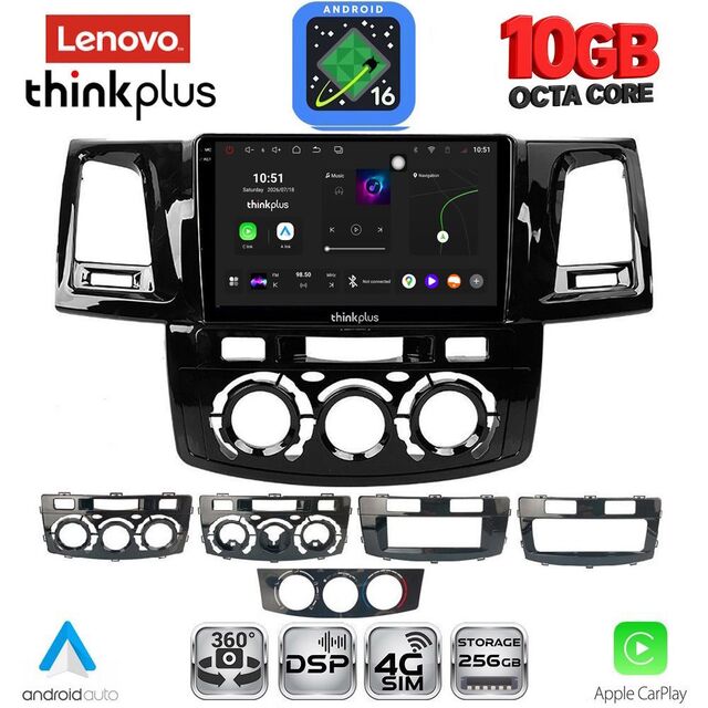 LENOVO LTM 11720_CPA (9inc) MULTIMEDIA TABLET for TOYOTA HILUX mod. 2005-2016