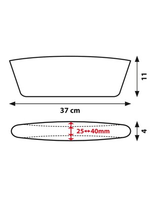 ΘΗΚΕΣ-ΤΣΕΠΕΣ ΚΑΘΙΣΜΑΤΩΝ GAP-FILLER PREMIUM ΔΕΡΜΑΤΙΝΗ 11x37cm - 2ΤΕΜ.