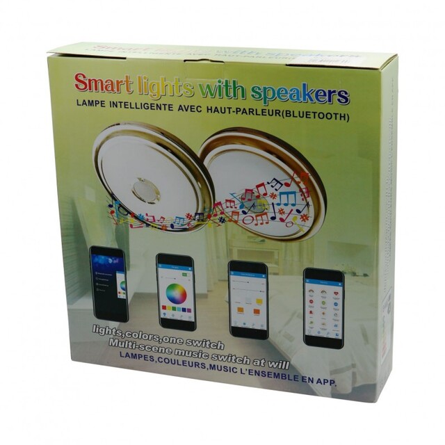 ΛΑΜΠΑ ΟΡΟΦΗΣ RGB LED & ΗΧΕΙΟ 2ΣΕ1 TY-PS-02108