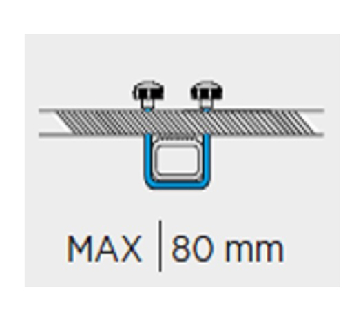 U-BOLT ΣΥΣΤΗΜΑ ΔΕΣΗΣ (FITTING SYSTEM) 800mm MARATHON ΜΠΑΓΚΑΖΙΕΡΩΝ ΟΡΟΦΗΣ ΣΕ ΜΠΑΡΕΣ - MENABO