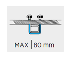 U-BOLT ΣΥΣΤΗΜΑ ΔΕΣΗΣ (FITTING SYSTEM) 800mm MARATHON ΜΠΑΓΚΑΖΙΕΡΩΝ ΟΡΟΦΗΣ ΣΕ ΜΠΑΡΕΣ - MENABO