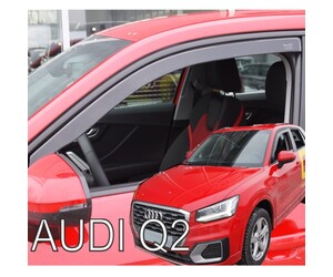 ΑΝΕΜΟΘΡΑΥΣΤΕΣ ΓΙΑ AUDI Q2 5D 2016-2021 ΖΕΥΓΑΡΙ ΑΠΟ ΕΥΚΑΜΠΤΟ ΦΙΜΕ ΠΛΑΣΤΙΚΟ HEKO - 2 ΤΕΜ.