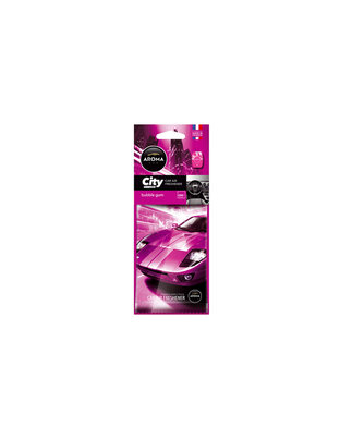 Amio – Αρωματικό Αυτοκινήτου Κρεμαστό Aroma City Card Bubble Gum για Φρεσκάδα & Καθημερινή Χρήση – 1 Τεμ. (A92670/AM)