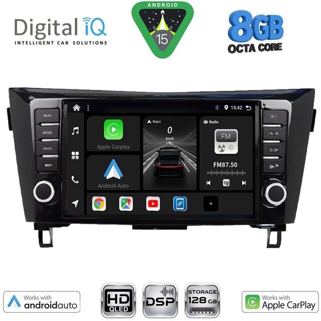 DIGITAL IQ BXF 18467_CPAA (9inc) MULTIMEDIA TABLET for NISSAN QASHQAI - XTRAIL mod. 2014-2021