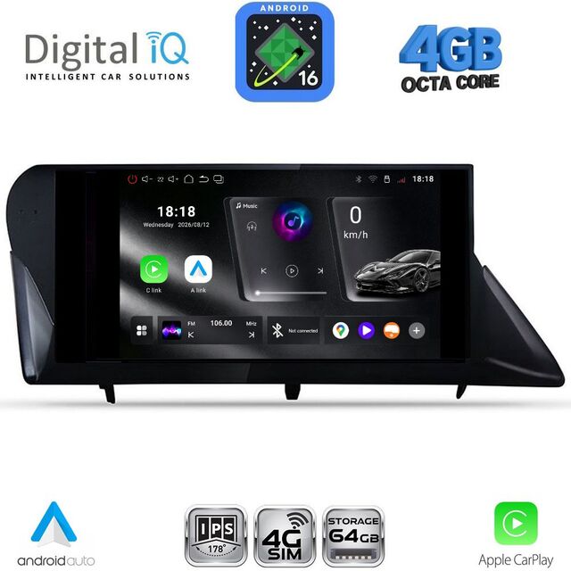 DIGITAL IQ RTG 6346_CPA (9inc) MULTIMEDIA TABLET for LEXUS RX mod. 2009-2014