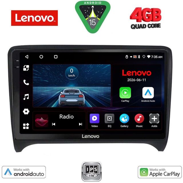 LENOVO LVE 8009_CPAA (9inc) MULTIMEDIA TABLET for AUDI TT  mod. 2007-2015