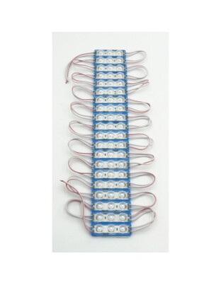 LED MODULE ΑΛΥΣΙΔΑ ΜΠΛΕ ΧΡΩΜΑ ΑΔΙΑΒΡΟΧΑ 12V 20ΤΜΧ AC-LI-0433