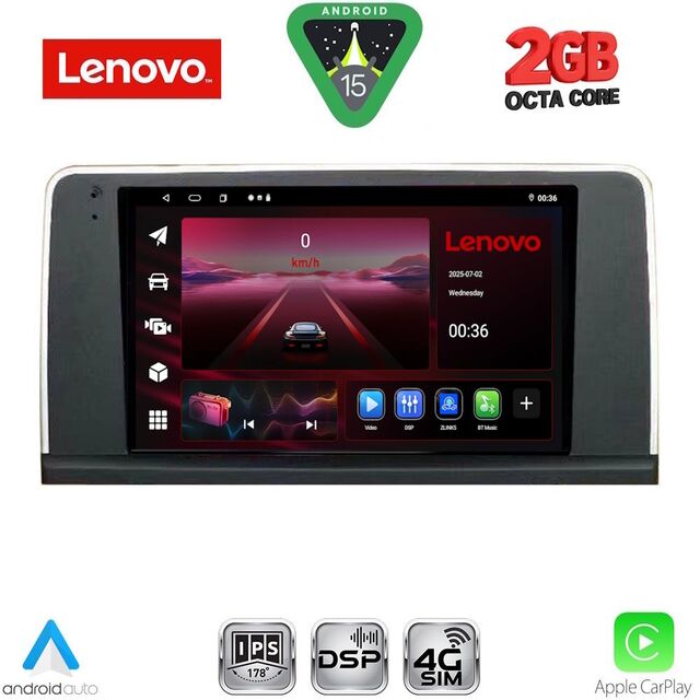 LENOVO LVF 5062_CPA (NBT) (9inc) MULTIMEDIA TABLET for BMW X5 (E70) – X6 (E71) mod. 2013-2016