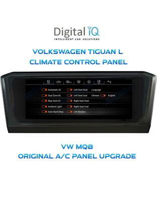DIGITAL IQ CCP 761_CP (6.9") (MQB) CLIMATE CONTROL PANEL for VW TIGUAN L mod. 2016-2024