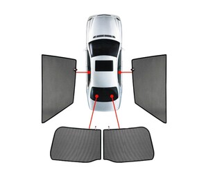 CarShades - ΚΟΥΡΤΙΝΑΚΙΑ  CAR SHADES ΓΙΑ VW GOLF (MK8) 5D 2020+ - 4 ΤΕΜ. (PVC.VW-GOLF-5-H)