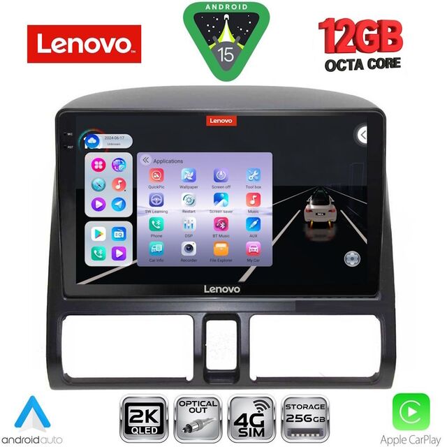 LENOVO SSZ 12196_CPA CLIMA (9inc) MULTIMEDIA TABLET for HONDA CRV mod. 1996-2006