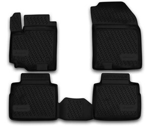 ΠΑΤΑΚΙΑ ΣΕ ΣΚΑΦΗ TPE ΛΑΣΤΙΧΟ ΓΙΑ SUZUKI SX-4 5D 2013+   ΣΕ ΜΑΥΡΟ ΧΡΩΜΑ NOVLINE - 4 ΤΕΜ.