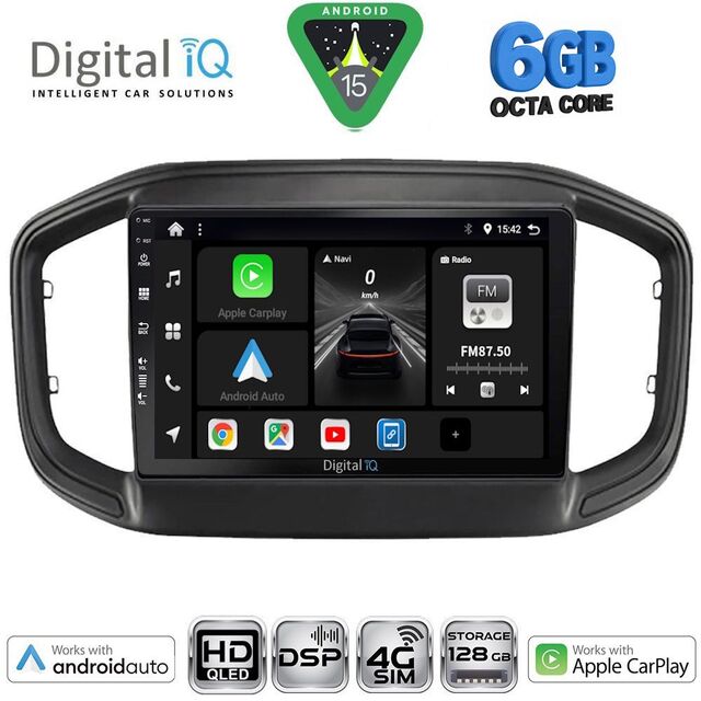 DIGITAL IQ BXF 17147_CPAA (9inc) MULTIMEDIA TABLET for FIAT STRADA mod. 2020-2026