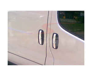 ΧΕΡΟΥΛΙΑ ΠΟΡΤΑΣ ΓΙΑ RENAULT TRAFIC 2010+  ΧΡΩΜΙΟ ΜΕΤΑΛΛΙΚΑ 3ΤΕΜ.