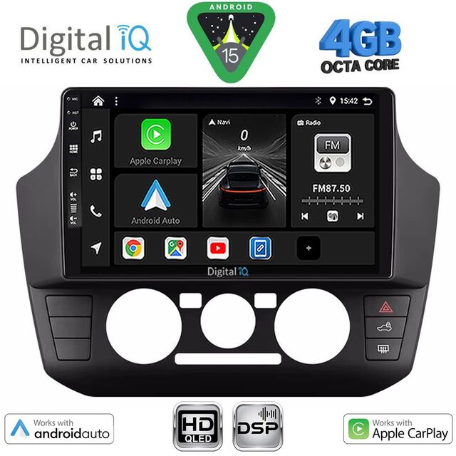 DIGITAL IQ BXF 16774_CPAA (9inc) MULTIMEDIA TABLET for SEAT MII - SKODA CITIGO - VW UP mod. 2017-2023