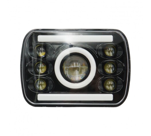 LED ΠΡΟΒΟΛΕΑΣ 7'' ΓΙΑ JEEP ΜΕ ΒΥΣΜΑ Η4 SY-0805