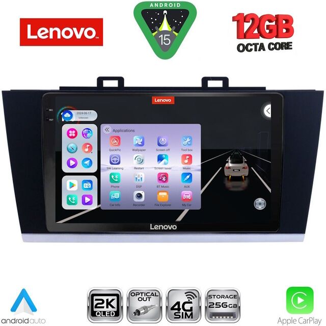 LENOVO SSZ 12668_CPA (9inc) MULTIMEDIA TABLET for SUBARU LEGACY – OUTBACK mod. 2014-2019