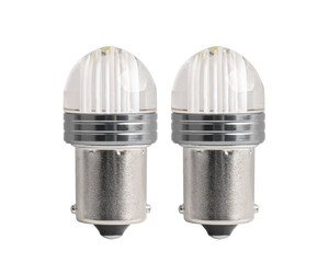 Amio - ΛΑΜΠΑΚΙΑ LED P21W 12V 6.000K 500lm 9SMD x 2835 ΜΟΝΟΠΟΛΙΚΑ - 2ΤΕΜ. (02953/AM)
